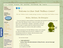 Tablet Screenshot of clearpathwellness.com